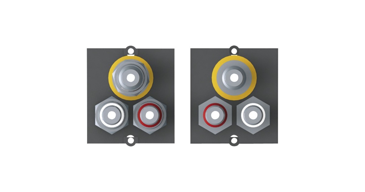 BachmannCustom Modul 1x Video + Cinch Stereo BVM-1(schwarz, für Tischsteckdosen) BachmannCustom Modul 1x Video + Cinch Stereo BVM-1(schwarz, für Tischsteckdosen)