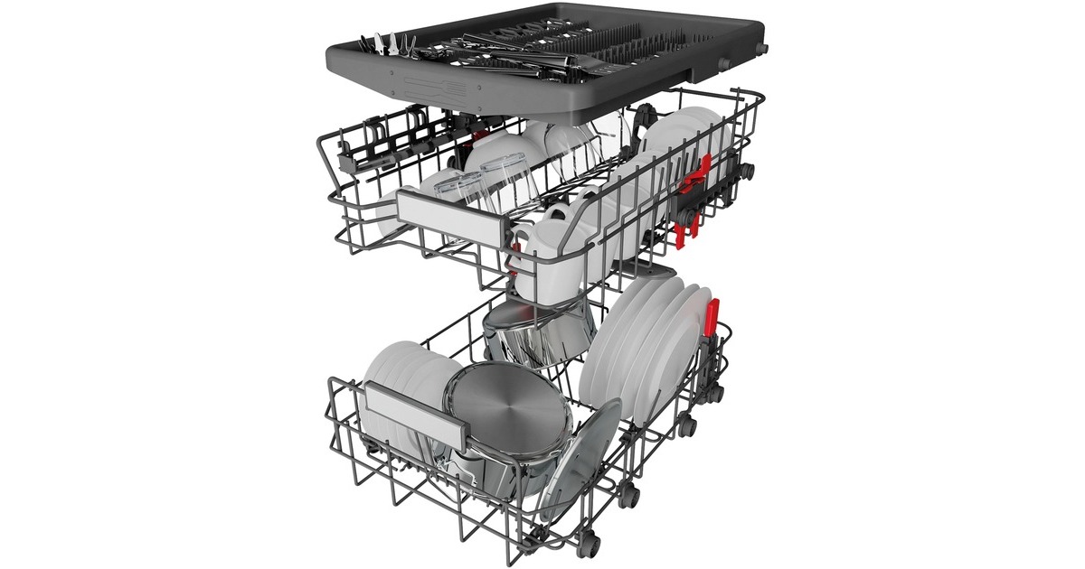 Bauknecht BSUO 3O23 PF X, Spülmaschine(edelstahl)