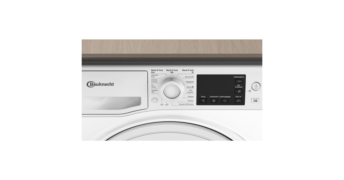 Bauknecht WATK Pure 96 43 N, Waschtrockner(weiß)
