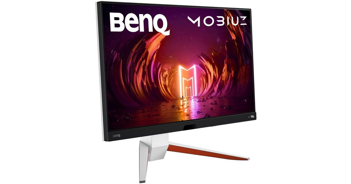 BenQ MOBIUZ EX2710U, Gaming-Monitor(69 cm (27 Zoll), weiß/schwarz, UltraHD/4K, IPS,AMD Free-Sync, HDR, 144Hz Panel)