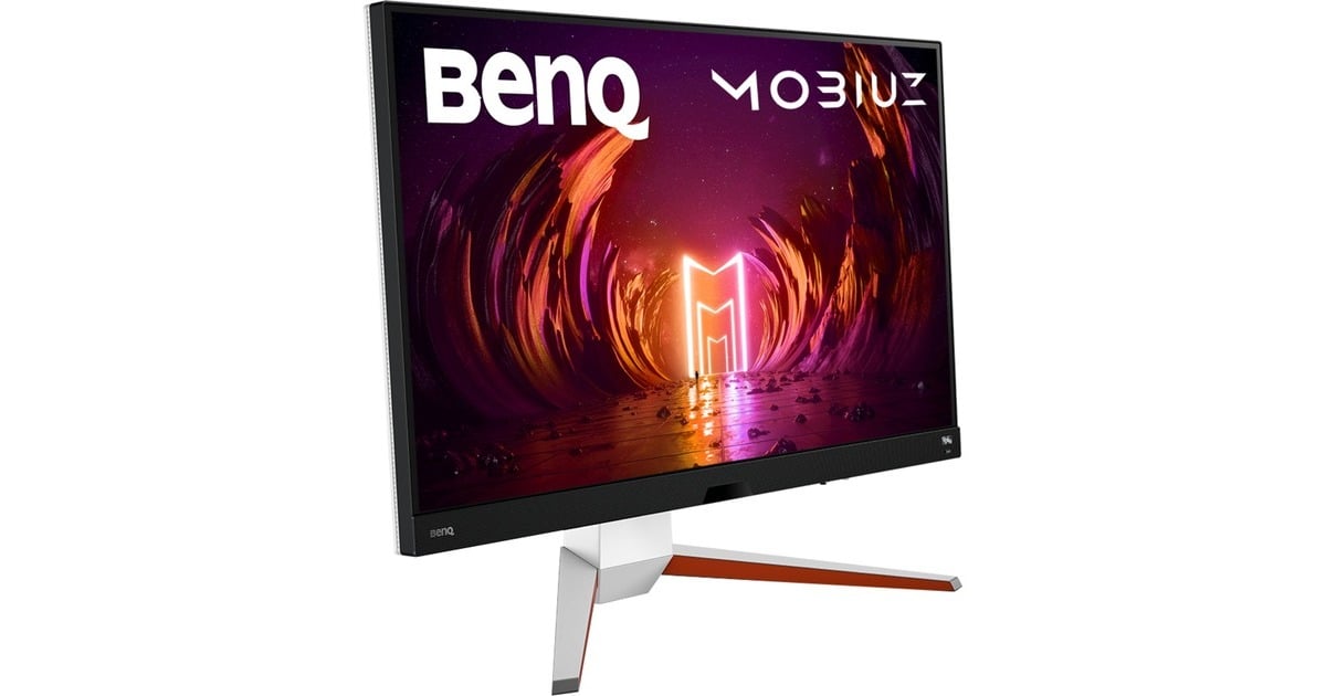 BenQ MOBIUZ EX3210U, Gaming-Monitor(81 cm (32 Zoll), weiß/rot, UltraHD/4K, IPS, HDR, AMD Free-Sync, 144Hz Panel)