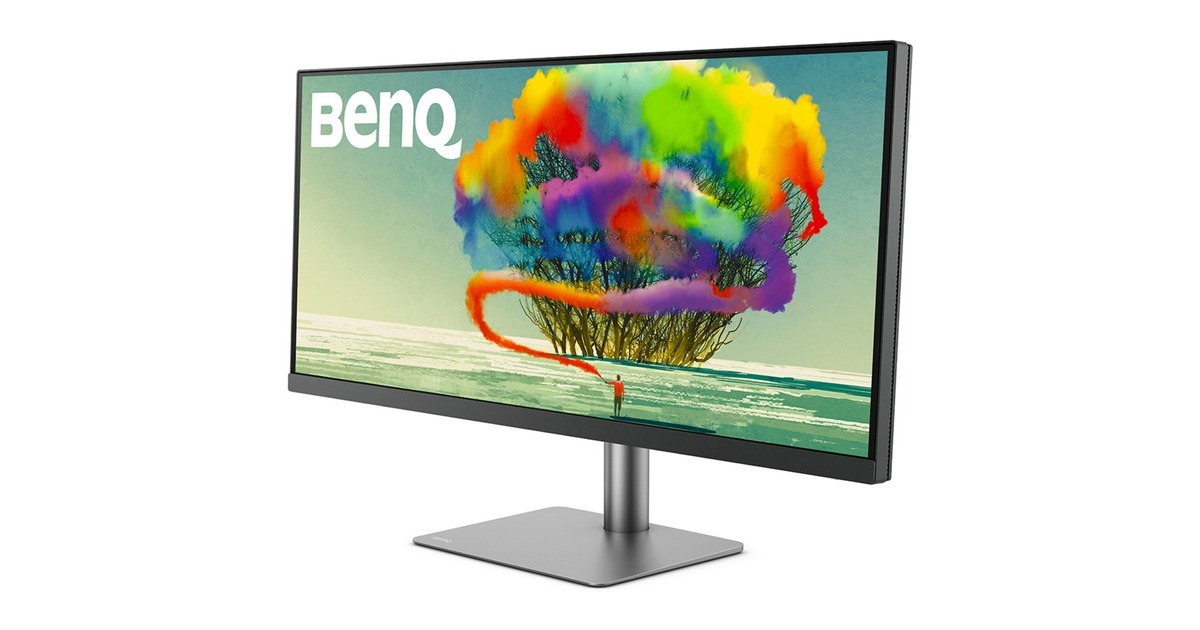 BenQ PD3420Q, LED-Monitor(87 cm (34 Zoll), schwarz/silber, UWQHD, IPS, USB-C, HDMI)