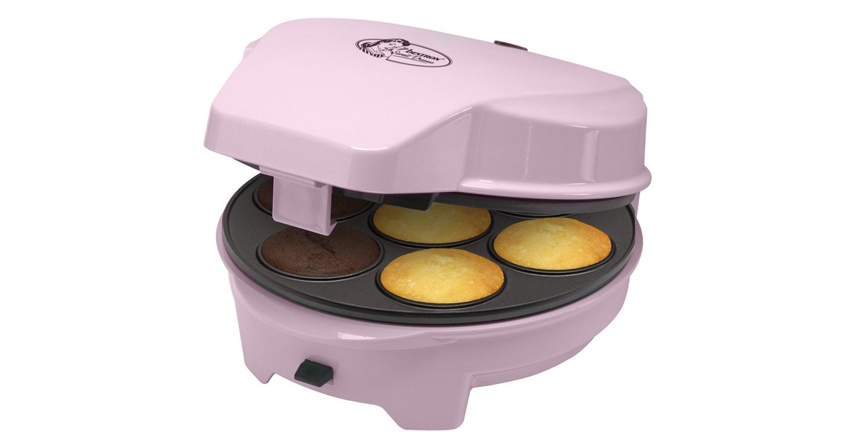 Bestron 3-in-1 Cakemaker ASW238P, Muffin Maker(rosa)