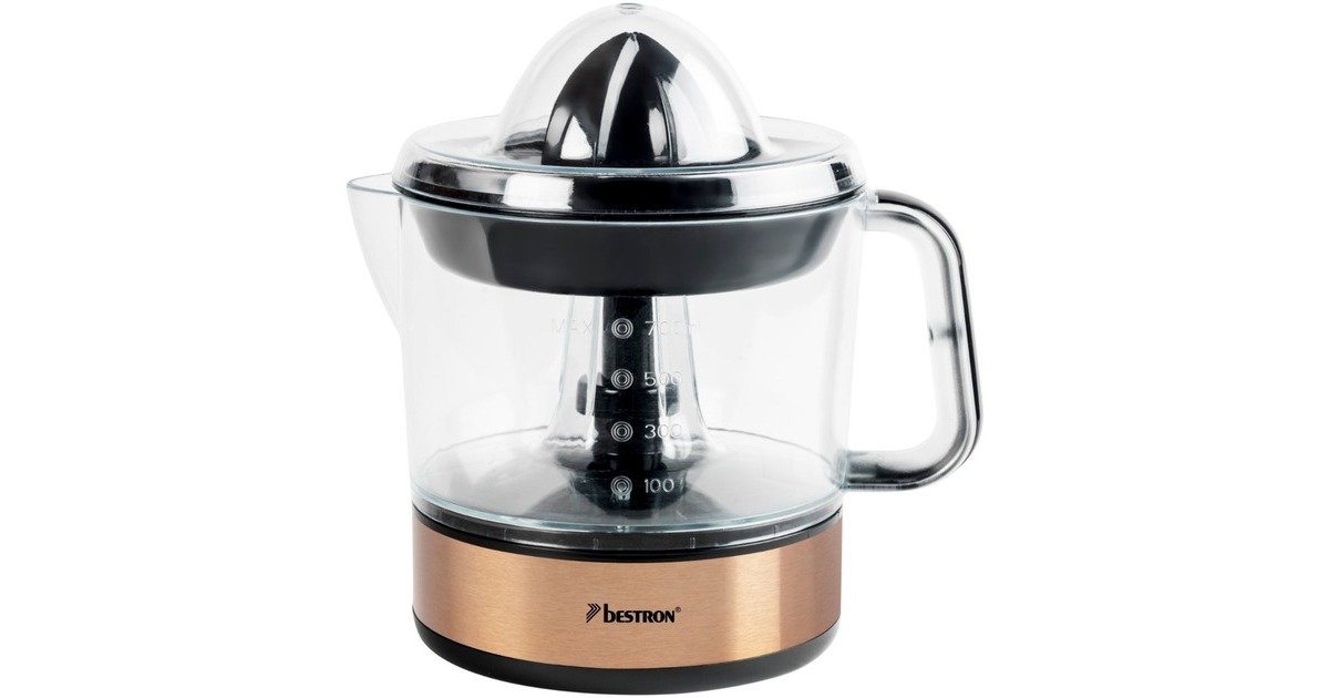Bestron ACJ350CO, Zitruspresse(schwarz/kupfer)