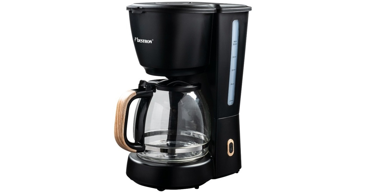 Bestron ACM900BW, Filtermaschine(schwarz/holz)