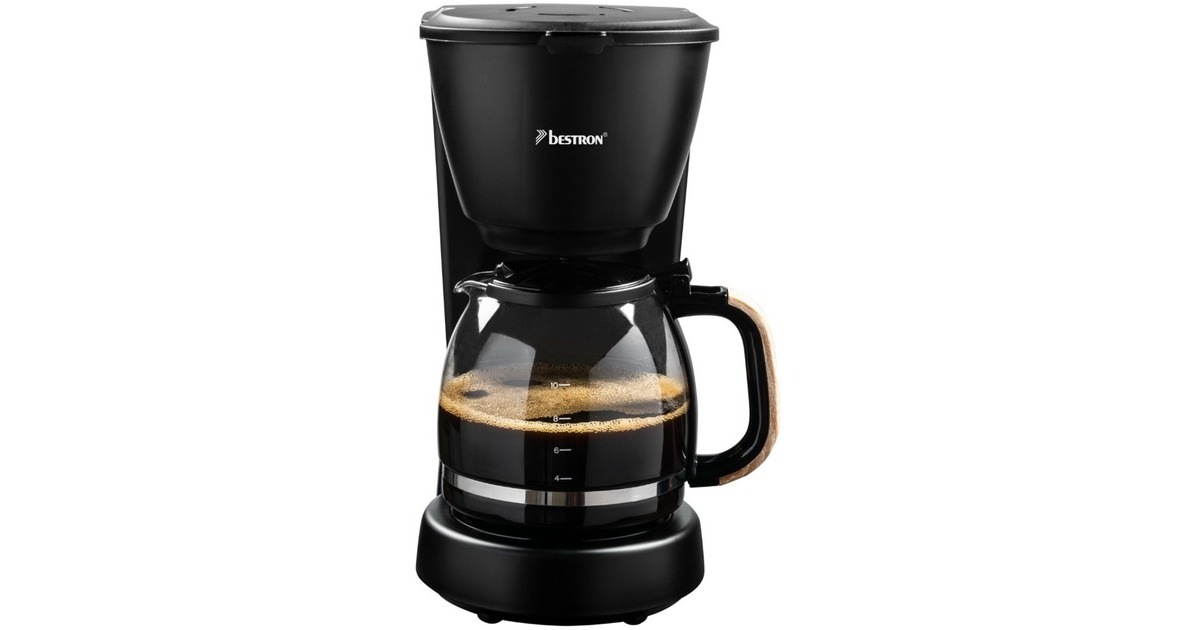 Bestron ACM900BW, Filtermaschine(schwarz/holz)