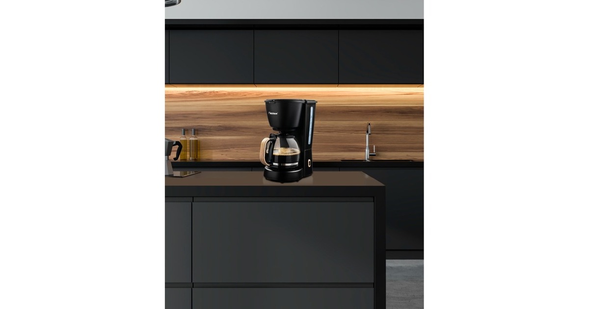 Bestron ACM900BW, Filtermaschine(schwarz/holz)