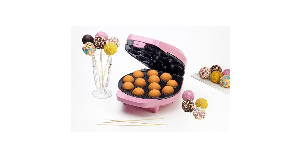 Bestron Cake-Pop-Maker DCPM12, Cookie Maker(rosa)