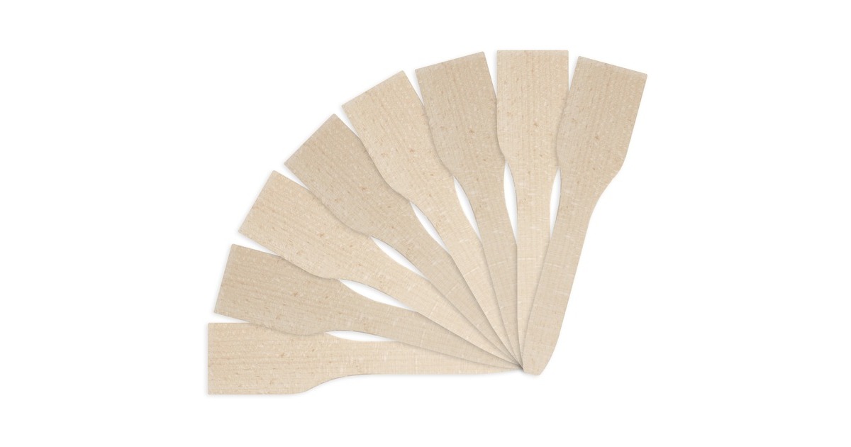 Bestron Holz-Racletteschaber DWS8(8 Stück)