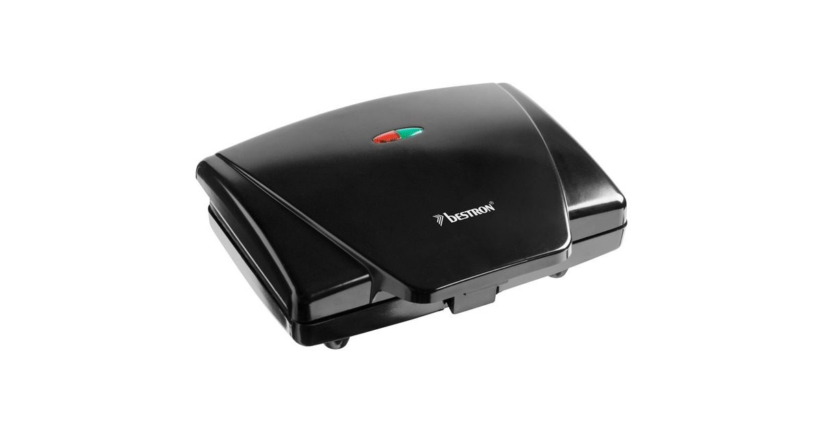Bestron Multifunktionsgrill, Kontaktgrill(schwarz, 750 Watt)