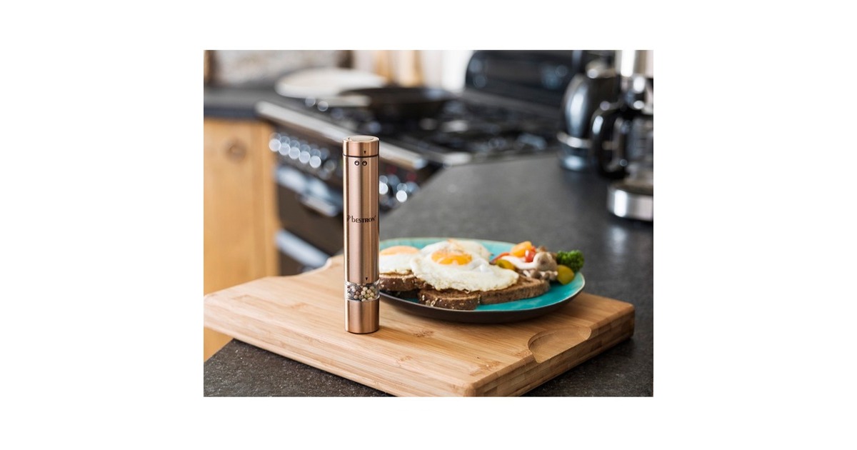Bestron Pfeffer-/Salzmühle Copper Collection APS100CO(kupfer, Batteriebetrieb)