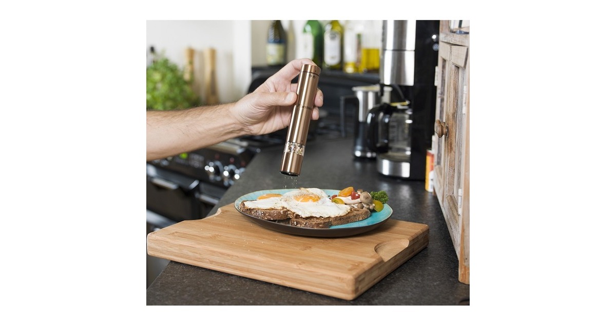 Bestron Pfeffer-/Salzmühle Copper Collection APS100CO(kupfer, Batteriebetrieb)