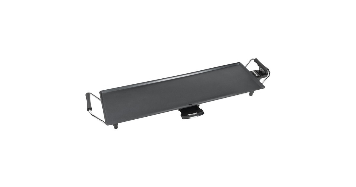 Bestron Plancha ABP603, Elektro-Grillplatte(schwarz, 1.000 Watt)
