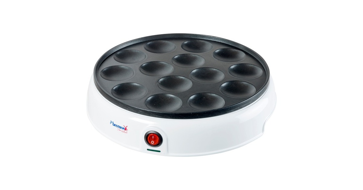 Bestron Poffertjes Maker APFM700W(weiß/schwarz)