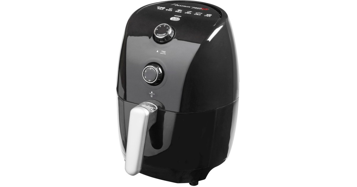 Bestron PrepAir AAF300, Heißluftfritteuse(schwarz)