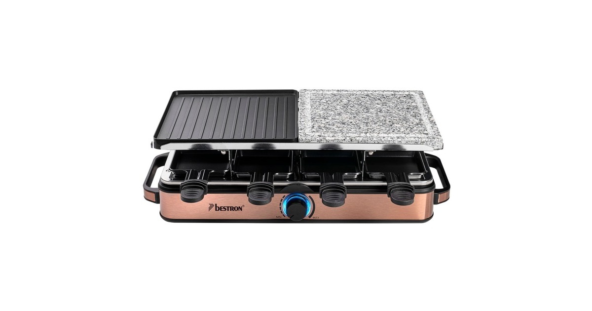 Bestron Raclette-Grill ARG1200CO(kupfer/schwarz)