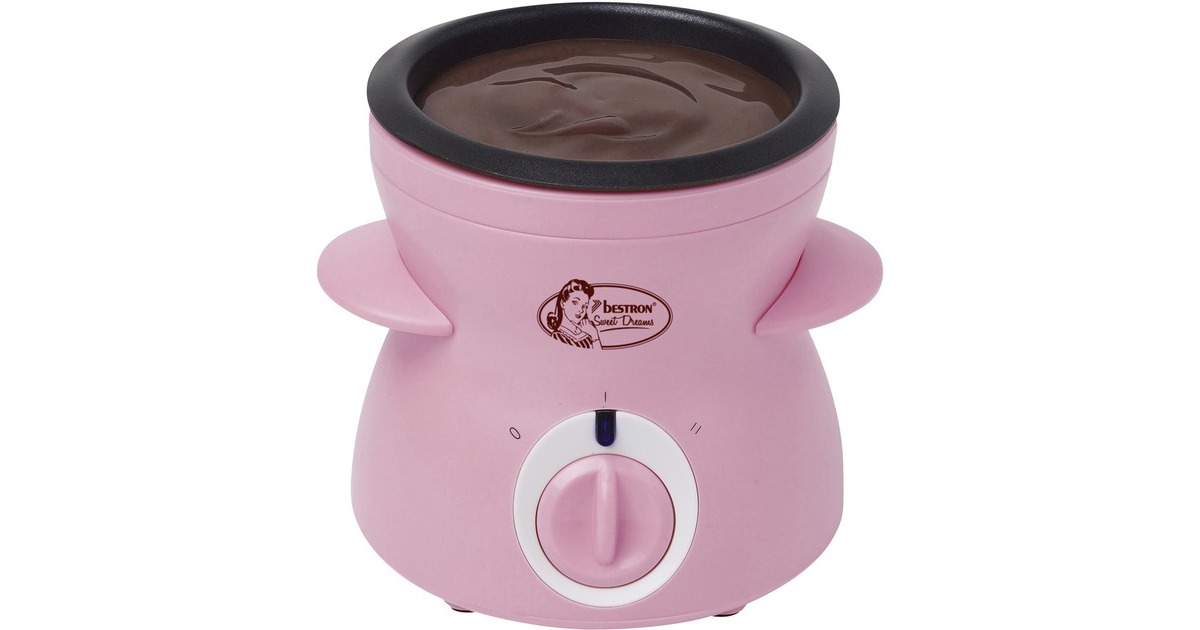 Bestron Schokoladen-Fondue DCM043P(rosa)