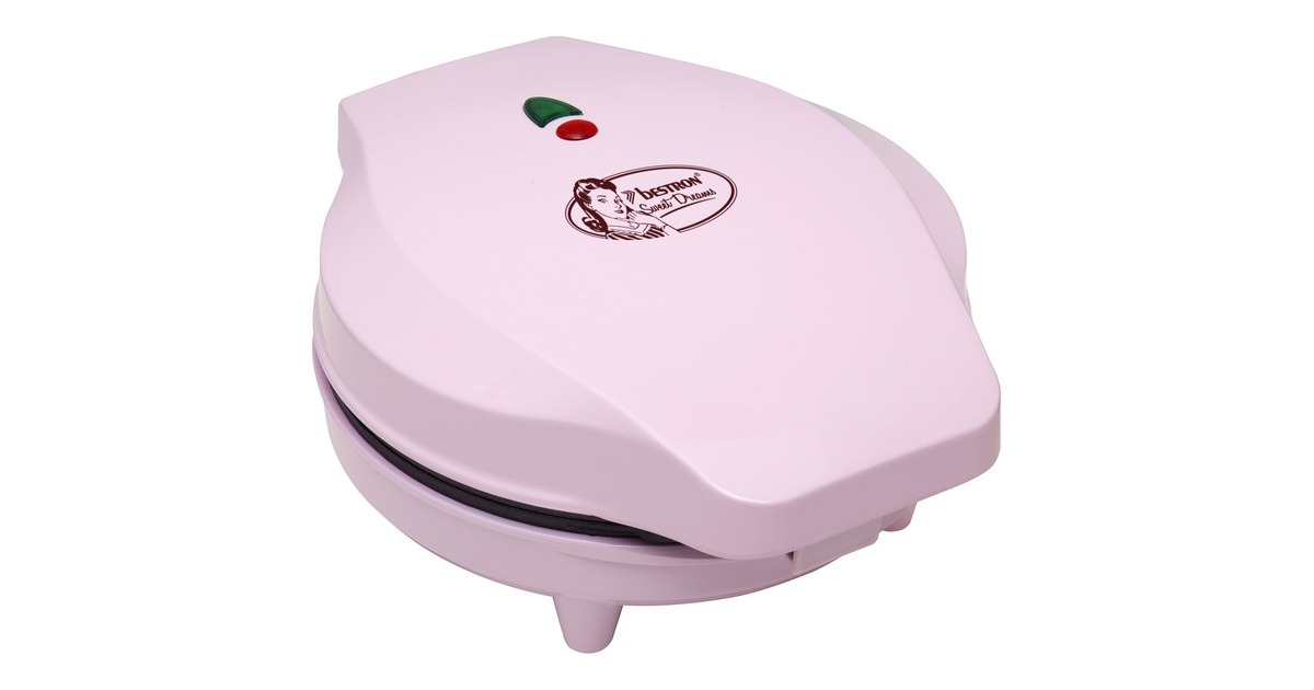Bestron Waffeleisen ASW217(rosa, 700 Watt)