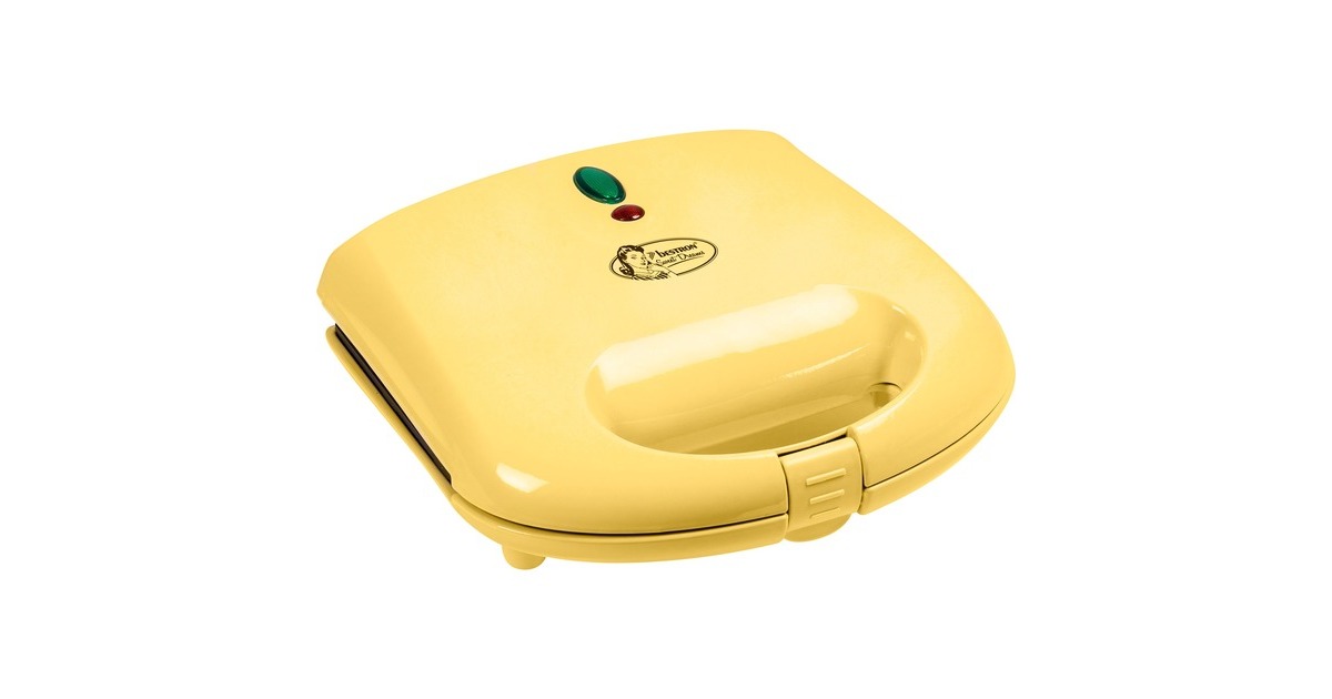 Bestron Waffeleisen ASW401V(gelb, 700 Watt)