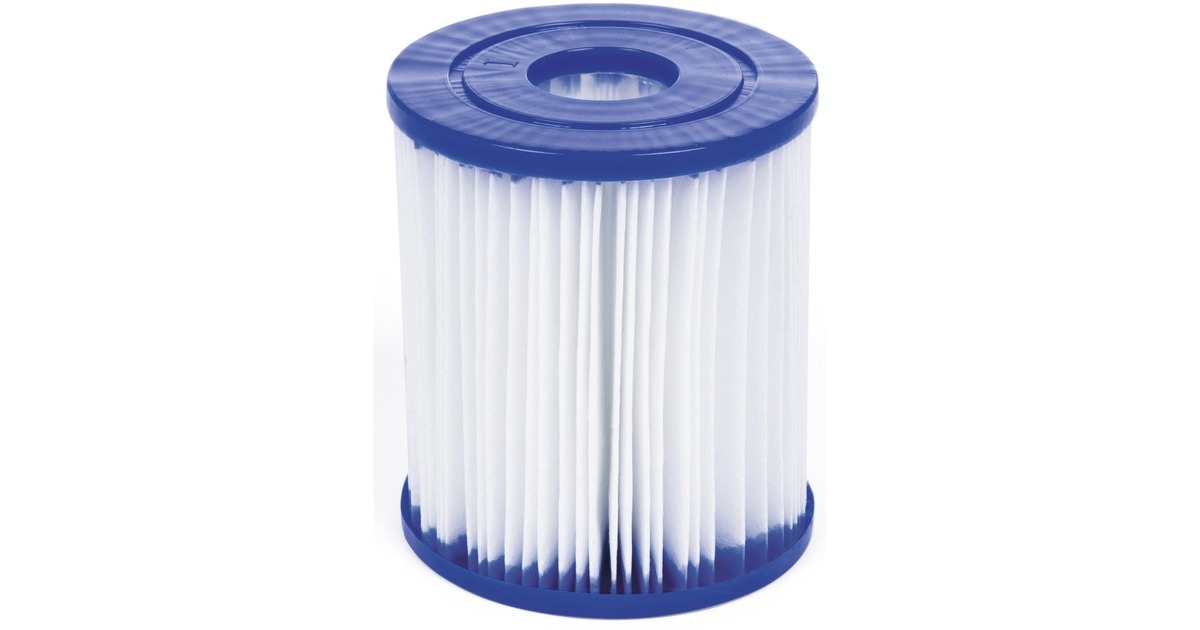 Bestway Fast Set Aufstellpool-Set, Ø 305cm x 66cm, Schwimmbad(blau/weiß, mit Filterpumpe)