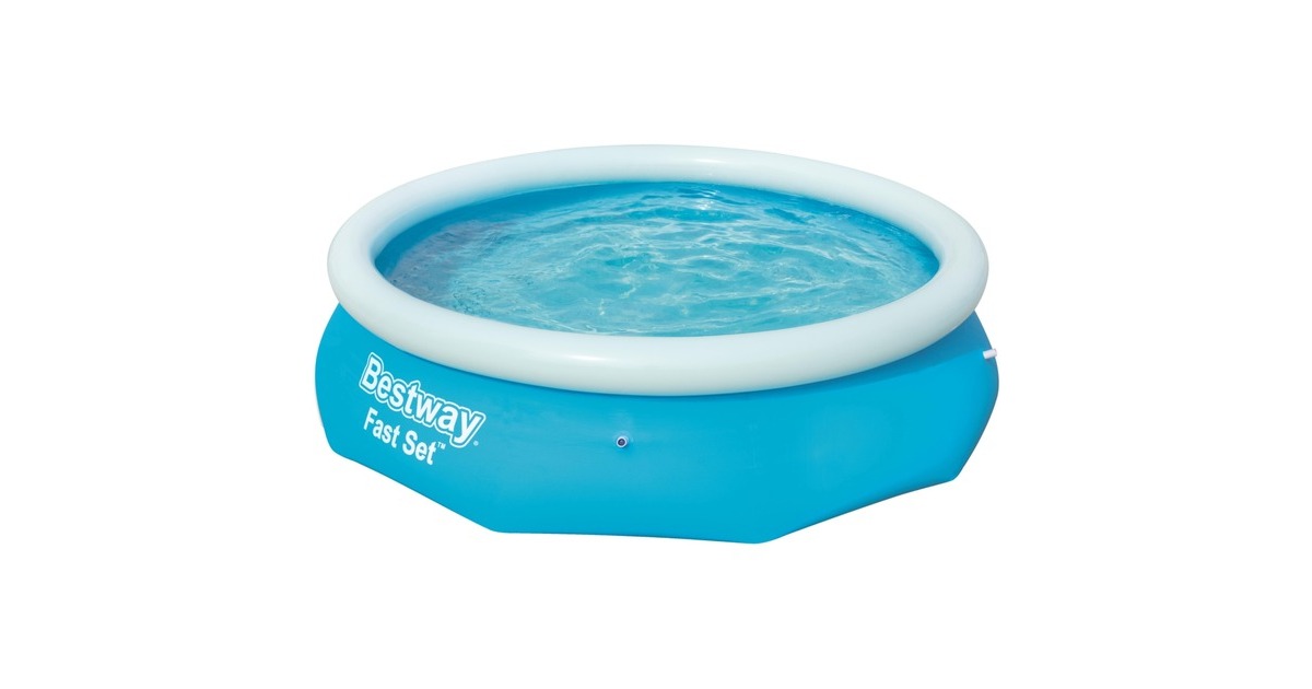 Bestway Fast Set Pool, Ø 305cm x 76cm, Schwimmbad(blau/hellblau) Bestway Fast Set Pool, Ø 305cm x 76cm, Schwimmbad(blau/hellblau)