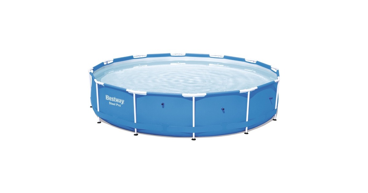 Bestway Steel Pro Frame Pool, Ø 366cm x 76cm, Schwimmbad(blau) Bestway Steel Pro Frame Pool, Ø 366cm x 76cm, Schwimmbad(blau)