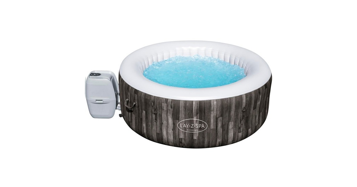 Bestway Whirlpool LAY-Z-SPA Bahamas AirJet, Ø 180cm x 66cm, Schwimmbad(grau) Bestway Whirlpool LAY-Z-SPA Bahamas AirJet, Ø 180cm x 66cm, Schwimmbad(grau)