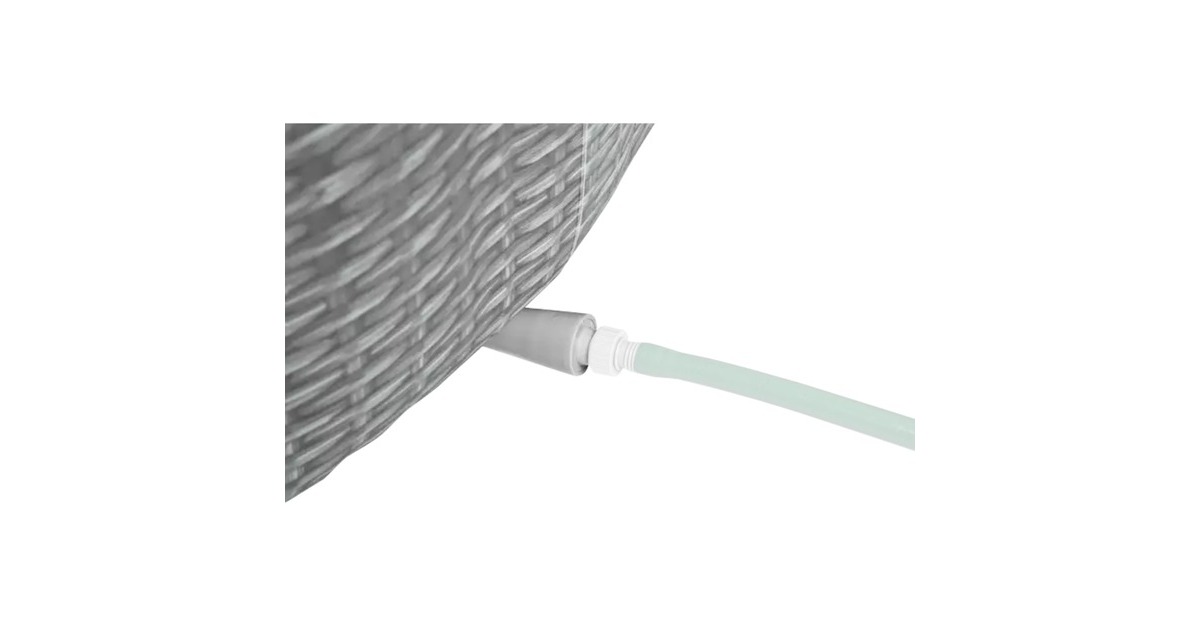 Bestway Whirlpool LAY-Z-SPA Honolulu AirJet, Schwimmbad(hellgrau, Ø 196cm x 71cm)