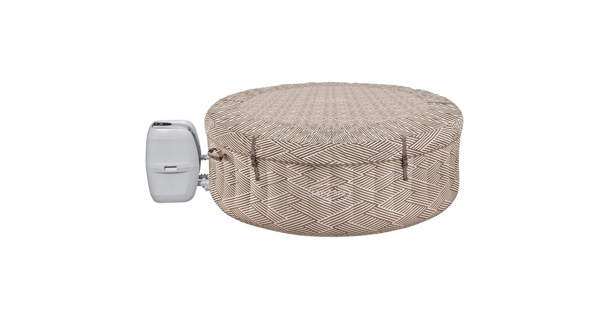 Bestway Whirlpool LAY-Z-SPA Madrid AirJet, Ø 180cm x 66cm, Schwimmbad(braun/weiß)