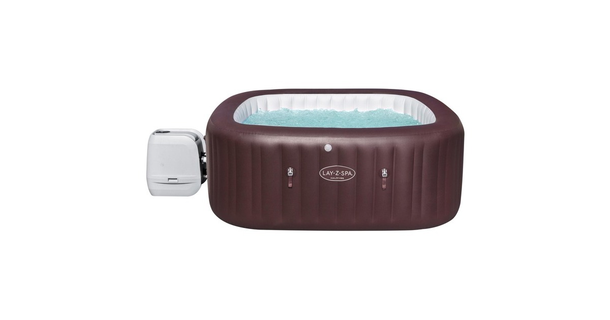 Bestway Whirlpool LAY-Z-SPA Maldives HydroJet Pro, 201cm x 201cm, Schwimmbad(braun, Höhe 80cm) Bestway Whirlpool LAY-Z-SPA Maldives HydroJet Pro, 201cm x 201cm, Schwimmbad(braun, Höhe 80cm)