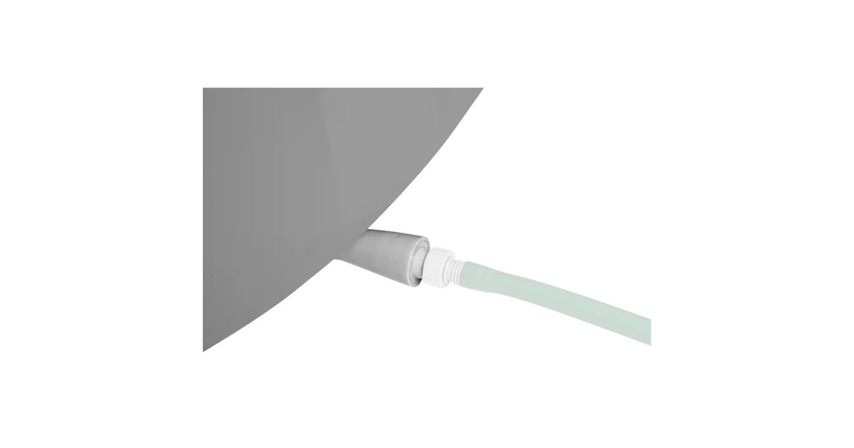 Bestway Whirlpool LAY-Z-SPA Tahiti AirJet, Schwimmbad(grau, Ø 180cm x 66cm)