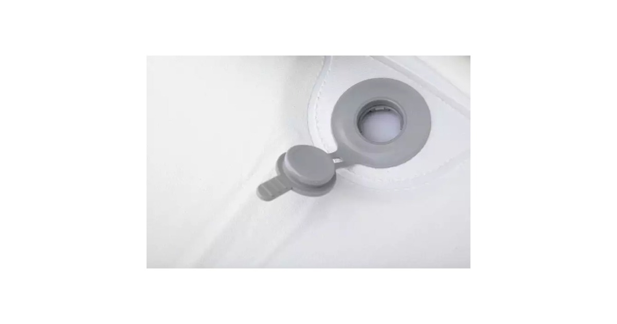 Bestway Whirlpool LAY-Z-SPA Vancouver AirJet Plus, mit App-Steuerung, Schwimmbad(hellgrau, Ø 155cm x 60cm)