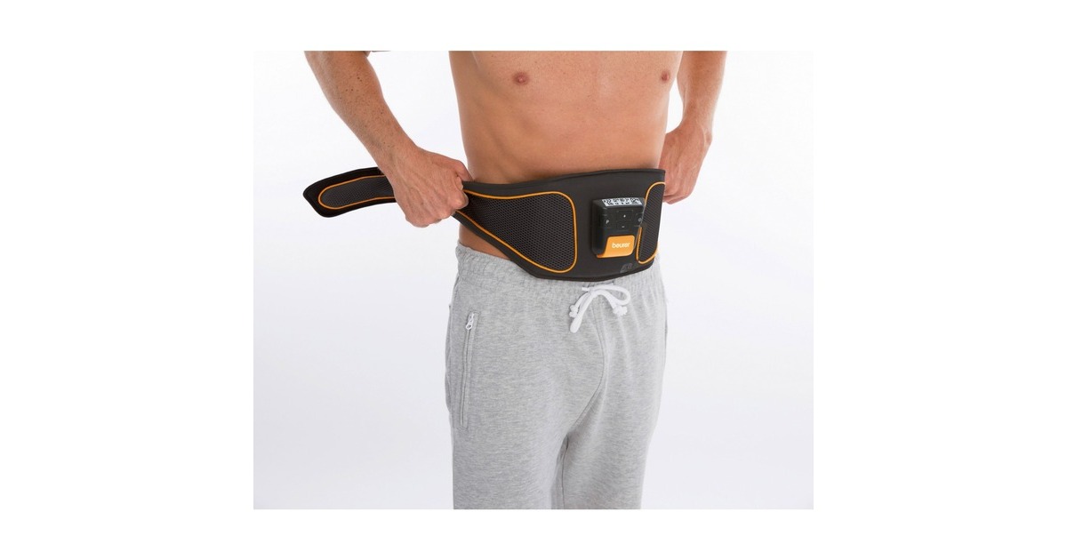 Beurer Bauchmuskelgürtel EM 37, Massagegerät(schwarz/gelb)