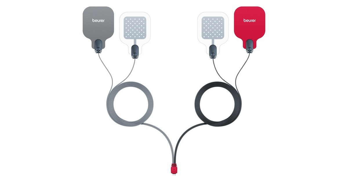 Beurer Digital TENS/EMS EM 59 Heat, Massagegerät(schwarz/rot)