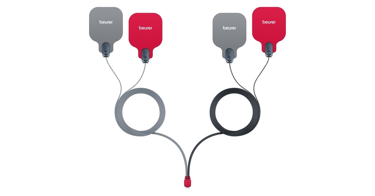 Beurer Digital TENS/EMS EM 59 Heat, Massagegerät(schwarz/rot)