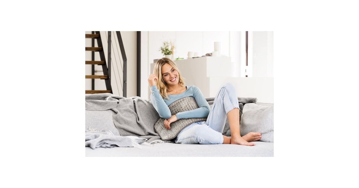 Beurer HK 123 XXL Nordic, Heizkissen(taupe, 60 x 30 cm)