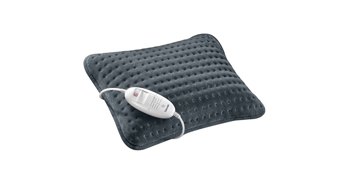 Beurer HK 48 Cosy, Heizkissen(grau, 40 x 30 cm)