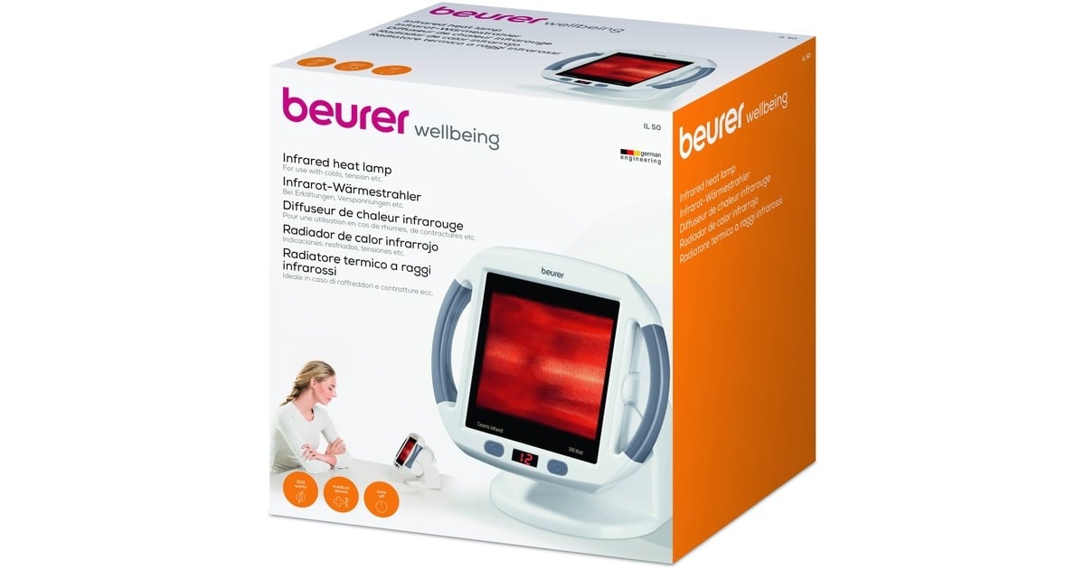 Beurer Infrarot-Lampe IL 50, Infrarotlampe(weiß, Retail)