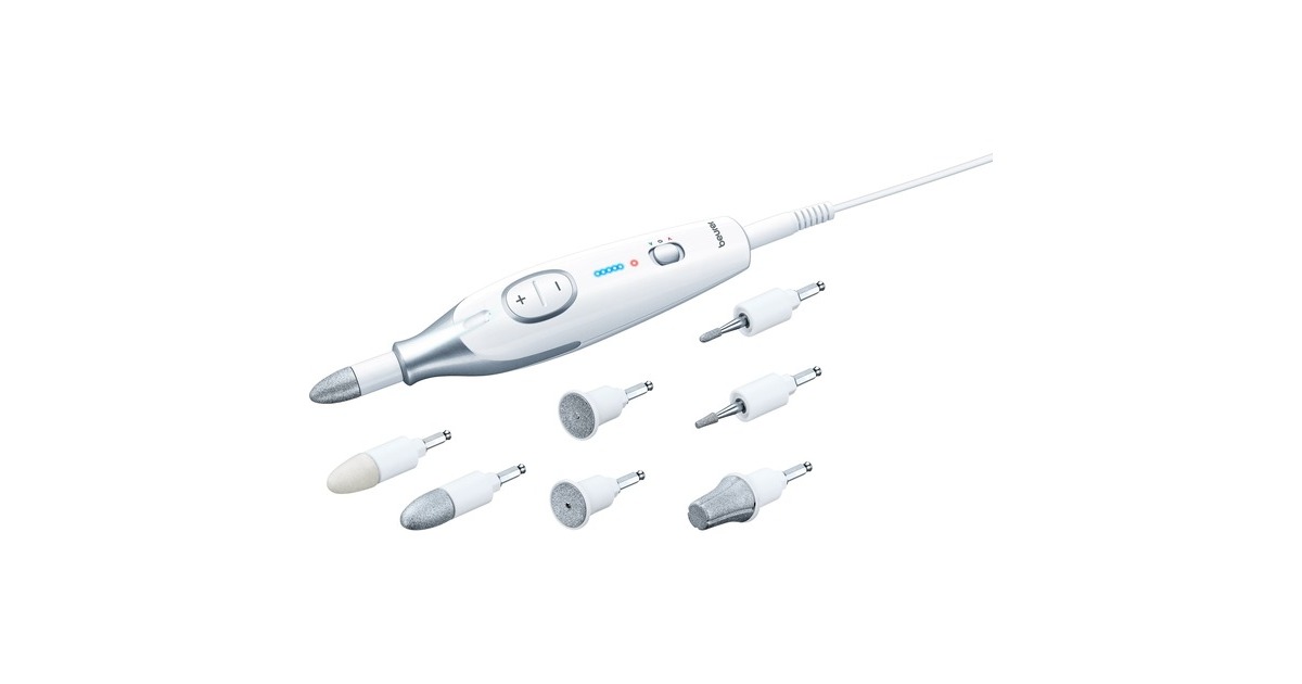Beurer MP 42 Maniküre-/Pediküre-Set, Nagelpflege(weiß/silber)