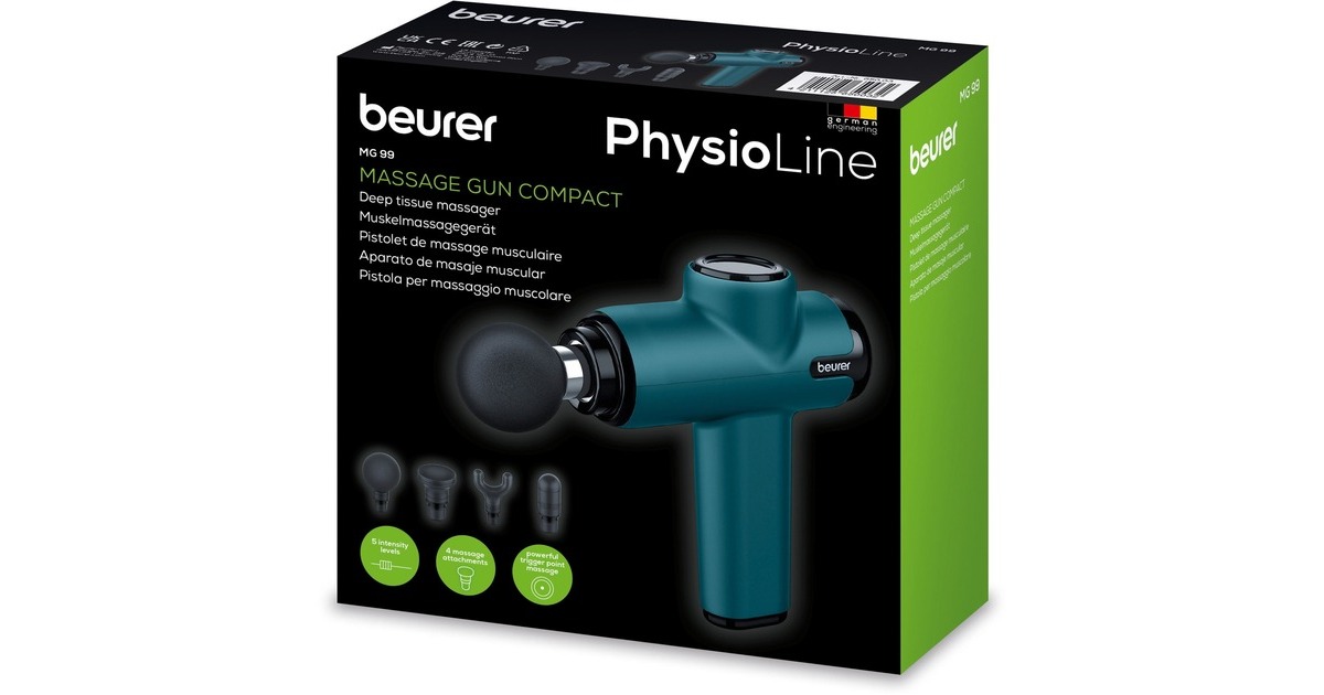 Beurer MassageGun MG 99 compact, Massagegerät(schwarz)