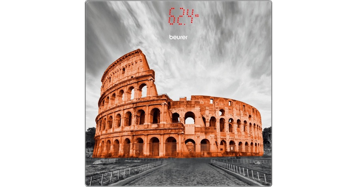 Beurer Personenwaage GS215 Rom(grau/beige)