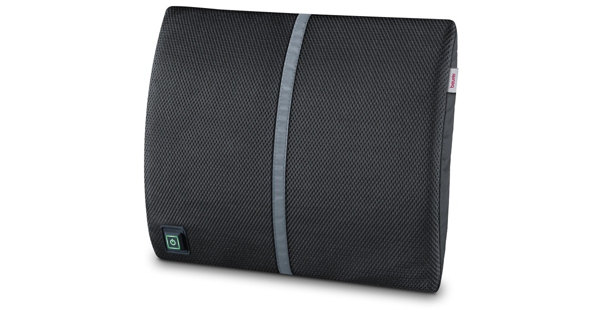 Beurer Rückenstütze mit Wärme HK 70, Heizkissen(grau, 36 x 29 cm)