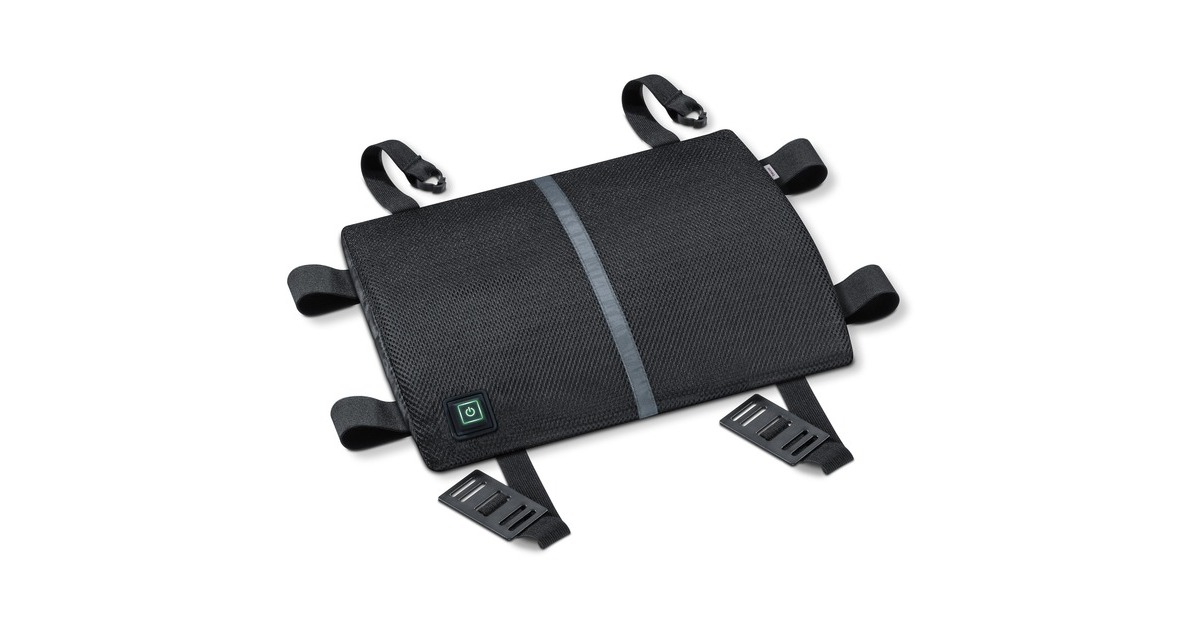 Beurer Rückenstütze mit Wärme HK 70, Heizkissen(grau, 36 x 29 cm)