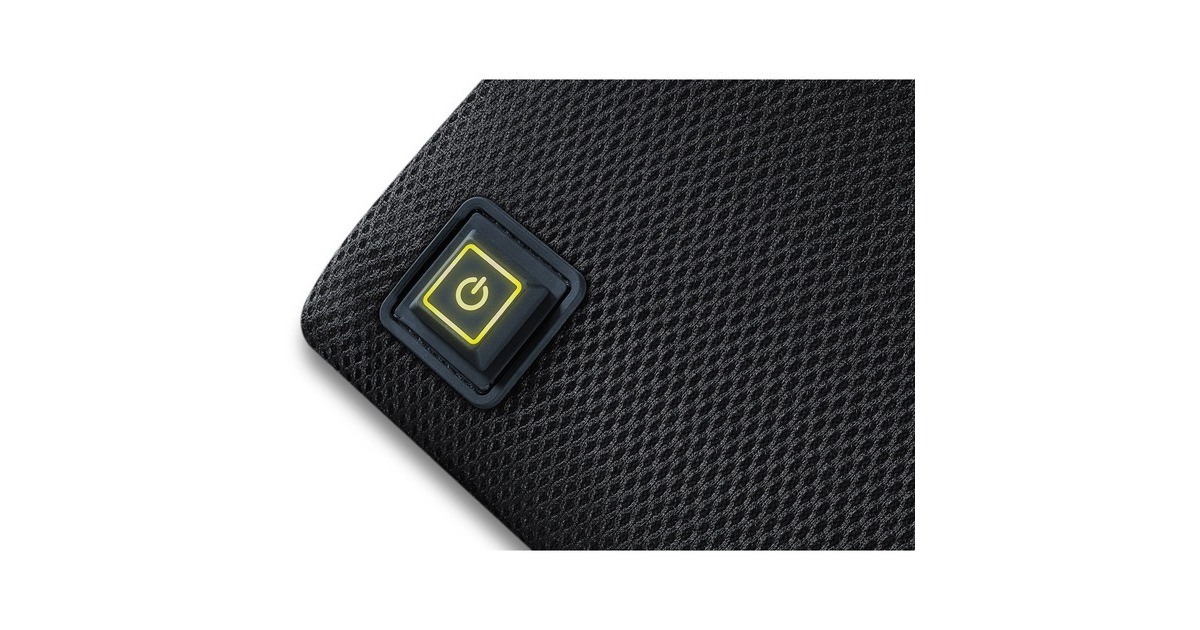 Beurer Rückenstütze mit Wärme HK 70, Heizkissen(grau, 36 x 29 cm)