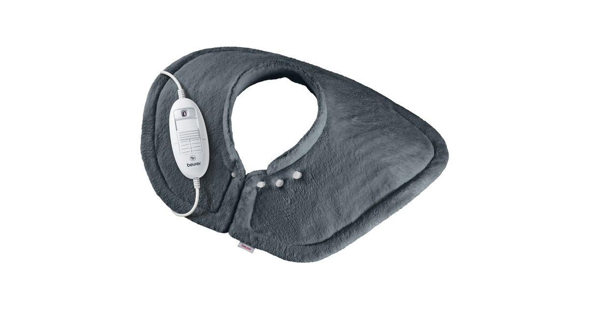 Beurer Schulter- und Nackenheizkissen HK 54 Cosy(grau, 56 x 52 cm)