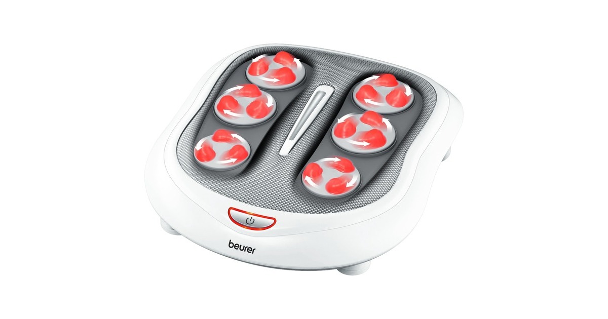 Beurer Shiatsu-Fußmassagerät FM60, Massagegerät(weiß/grau, Retail)