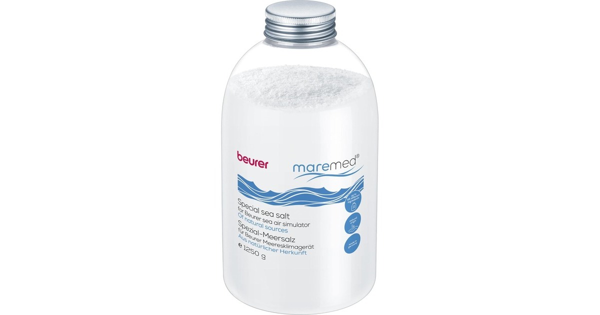Beurer maremed MK 500 Spezial-Meersalz, 1.250g, Filter(inkl. Messbecher)