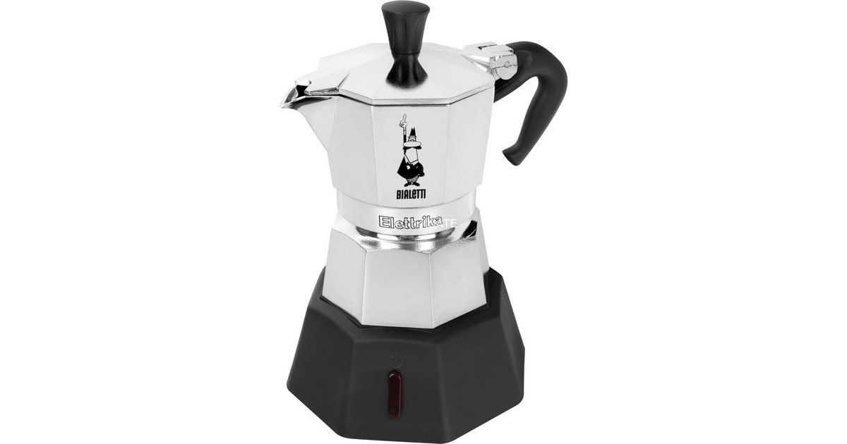 Bialetti Elettrika, Espressomaschine(silber/schwarz, 2 Tassen)