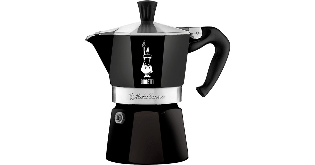 Bialetti Moka Express, Espressomaschine(schwarz, 1 Tasse)
