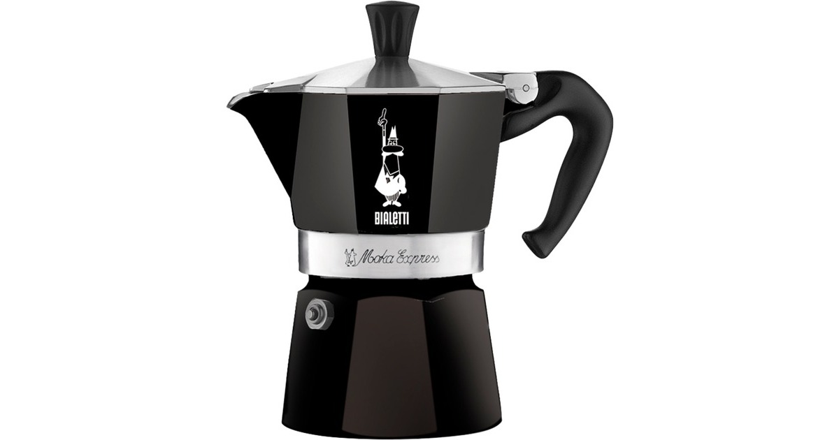 Bialetti Moka Express, Espressomaschine(schwarz, 6 Tassen)